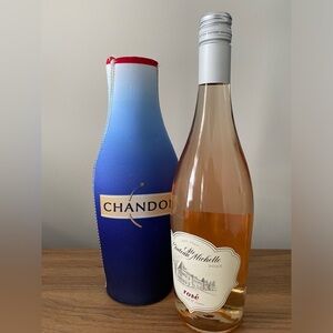Chandon wine bottle koozie wetsuit